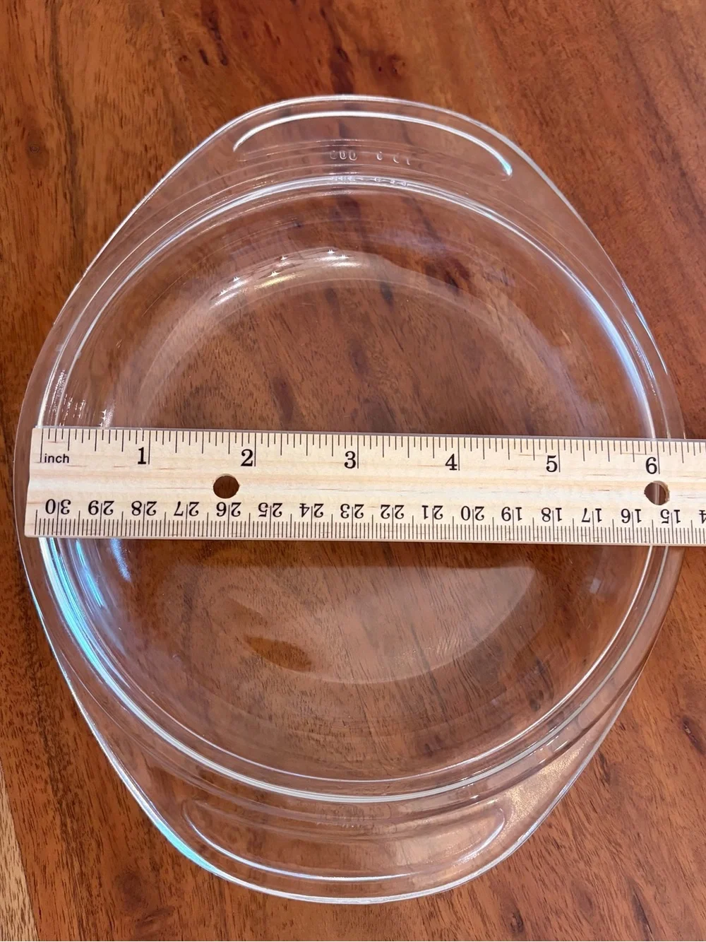 Vintage Pyrex 682-C-14 Clear Glass Casserole LID For 1 Quart Round Dish 6” Inner